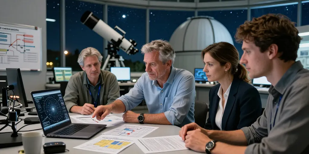 métier dans l'astronomie
